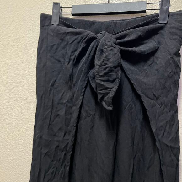 Kona Sol High Rise Bloomer Pants Tie Waist High Rise Swim Cover Size Medium - Picture 3 of 6